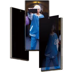PanzerGlass Ultra-Wide Fit Samsung Galaxy S24 Ultra Glazen Screenprotector Privacy - Case Friendly