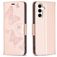 Mobigear Butterfly Samsung Galaxy S23 FE Hoesje Bookcase Portemonnee - Roségoud