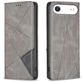Mobigear Rhombus Slim iPhone Air Hoesje Bookcase - Grijs