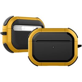 Mobigear Slim Armor Apple AirPods Pro 2 Shockproof Hardcase Hoesje - Geel