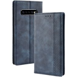 Mobigear Sensation Samsung Galaxy S10 Plus Hoesje Bookcase Portemonnee - Blauw