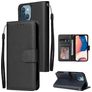 Mobigear Wallet iPhone 14 Plus Hoesje Bookcase Portemonnee - Zwart
