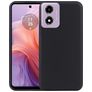 Mobigear Basics Motorola Moto E14 Hoesje Flexibel TPU Backcover - Zwart