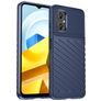 Mobigear Groove POCO M5 Hoesje Flexibel TPU Backcover - Blauw