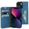 Mobiparts Classic Wallet iPhone 13 Hoesje Bookcase Portemonnee - Blauw