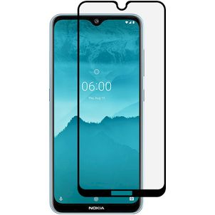 Mobigear Premium Nokia 6.2 Glazen Screenprotector - Case Friendly - Zwart