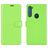 Mobigear Classic Motorola One Fusion Plus Hoesje Bookcase Portemonnee - Groen