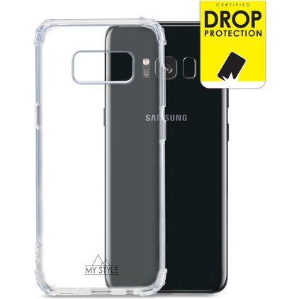 My Style Protective Flex Doorzichtig Samsung Galaxy S8 Hoesje Flexibel TPU Backcover Shockproof - Transparant