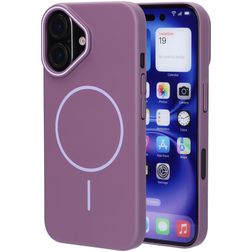 Mobiparts Slim Line iPhone 16 MagSafe Hoesje Hardcase Backcover - Imperial Purple