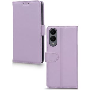 Mobilize Premium Gelly Samsung Galaxy S25 Edge Hoesje Bookcase Portemonnee - Paars