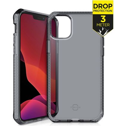 ITSkins SpectrumClear iPhone 12 Mini Hoesje Flexibel TPU Backcover Shockproof - Smoke