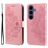 Mobigear Flowers Samsung Galaxy S26 FE Hoesje Bookcase Portemonnee - Roségoud