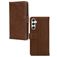 Mobilize Wallet Samsung Galaxy A34 Hoesje Echt Leer Bookcase Portemonnee - Bruin