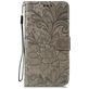 Mobigear Flowers Samsung Galaxy S10 Lite Hoesje Bookcase Portemonnee - Grijs