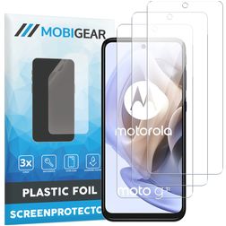 Mobigear Motorola Moto G31 Screenprotector Folie - Case Friendly (3-Pack)
