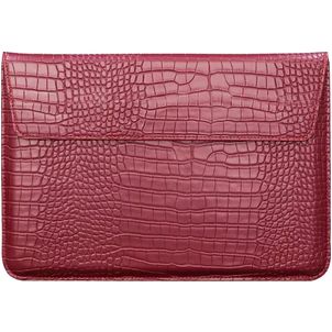 Mobigear Envelope Croco Laptop Sleeve 13 inch Laptop hoes - Rood