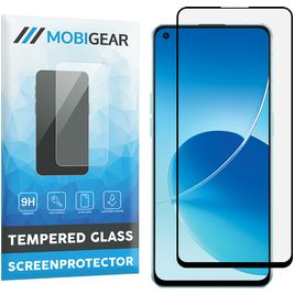 Mobigear Premium OPPO Reno 6 5G Glazen Screenprotector - Case Friendly - Zwart