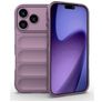 Mobigear Bumpy iPhone 18 Pro Hoesje Flexibel TPU Backcover - Paars
