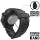 Catalyst Waterproof Case Siliconen Apple Watch - 45 mm Bandje Gespsluiting - Zwart