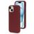 Mobiparts iPhone 15 Siliconen Hoesje Backcover - Plum Red