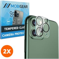 Mobigear iPhone 11 Pro Max Glazen Camera Lens Protector - Case Friendly (2-Pack)