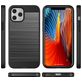 Mobigear Brushed Armor iPhone 12 Hoesje Hardcase Backcover Shockproof - Grijs