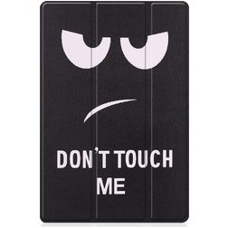 Mobigear Tri-Fold Samsung Galaxy Tab A8 10.5 (2021) Hoes Bookcase - Do Not Touch