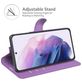 Mobigear Classic Samsung Galaxy S22 Hoesje Bookcase Portemonnee - Paars