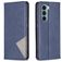 Mobigear Rhombus Slim Motorola Moto G200 5G Hoesje Bookcase - Blauw