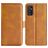 Mobigear Slim Magnet Samsung Galaxy M52 Hoesje Bookcase Portemonnee - Cognac