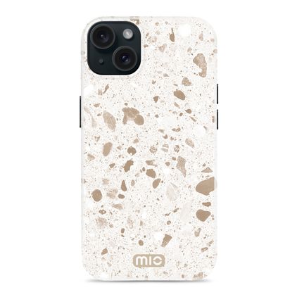 MIO iPhone 15 MagSafe Hoesje Hardcase Backcover - Soft Terrazzo