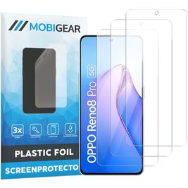 Mobigear OPPO Reno 8 Pro Screenprotector Folie - Case Friendly (3-Pack)
