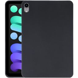 Mobigear Basics Dunne iPad Mini 7 (2024) Hoes Flexibel TPU Backcover - Zwart