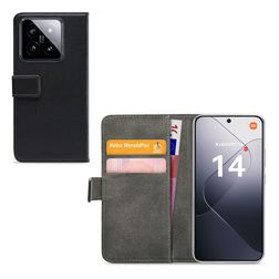 Mobilize Classic Gelly Wallet Xiaomi 14 Hoesje Bookcase Portemonnee - Zwart