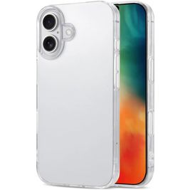 Mobigear Basics Doorzichtig iPhone 16 Hoesje Flexibel TPU Backcover - Transparant