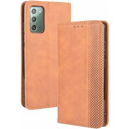 Mobigear Sensation Samsung Galaxy S20 FE Hoesje Bookcase Portemonnee - Cognac