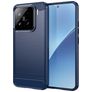 Mobigear Brushed Slim Xiaomi 15 Hoesje Flexibel TPU Backcover - Donkerblauw