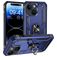 Mobigear Armor Ring iPhone 15 Hoesje Hardcase Backcover Shockproof met Ringhouder - Blauw