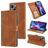 Mobigear Wallet iPhone 14 Plus Hoesje Bookcase Portemonnee - Bruin