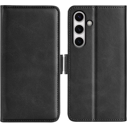 Mobigear Slim Magnet Samsung Galaxy S24 FE Hoesje Bookcase Portemonnee - Zwart