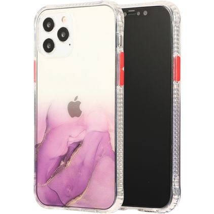 Mobigear Gradient iPhone 12 Pro Max Hoesje Hardcase Backcover - Paars