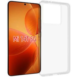 Mobigear Basics Doorzichtig Xiaomi 14T Hoesje Flexibel TPU Backcover - Transparant