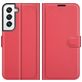 Mobigear Classic Samsung Galaxy S22 Hoesje Bookcase Portemonnee - Rood