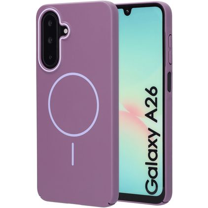 Mobiparts Slim Line Samsung Galaxy A26 MagSafe Hoesje Hardcase Backcover - Imperial Purple
