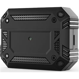 Mobigear Armor Apple AirPods Pro 2 Shockproof Hardcase Hoesje - Zwart