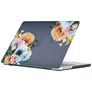 Mobigear Design MacBook Air 15 Inch (2023-2026) Hoes Hardshell Laptopcover MacBook Case - Flowers Black - Model A2941 / A3114 / A3241 / A3448