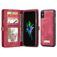 Caseme 008 iPhone X Hoesje Uitneembare 2in1 Bookcase Portemonnee - Rood