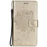 Mobigear Tree Samsung Galaxy S21 Plus Hoesje Bookcase Portemonnee - Goud