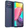 Mobigear Groove Samsung Galaxy M53 Hoesje Flexibel TPU Backcover - Blauw