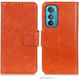 Mobigear Classy Motorola Edge 30 Hoesje Bookcase Portemonnee - Oranje